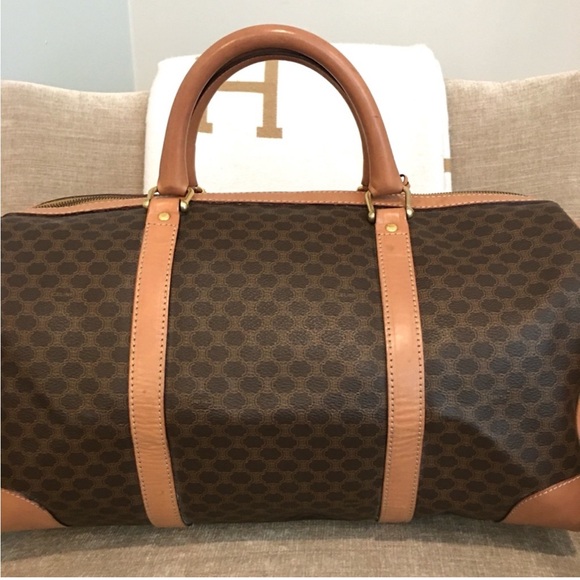 Authentic CELINE travel bag/Weekender bag monogram coated canvas - Picture 5 of 15